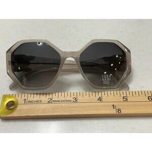 Vera Wang V298 Sunglasses taupe hexagon 54-17-135